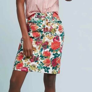 Maeve by Anthropologie Floral skirt size 4
